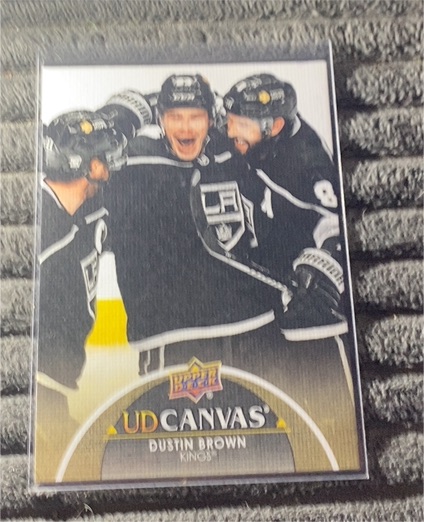 2021-22 Upper Deck UD Canvas #C37 Dustin Brown — front