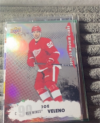2021-22 Upper Deck Series 1 #RC-9 Joe Veleno — front
