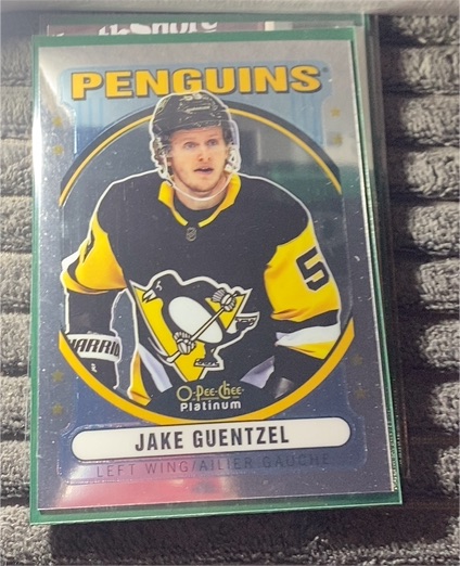 2021-22 O-Pee-Chee Platinum #R-42 Jake Guentzel — front