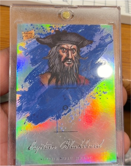 2023 Pieces of the Past 7 Years Edition Series 2 Captain Blackbeard Relic — front
