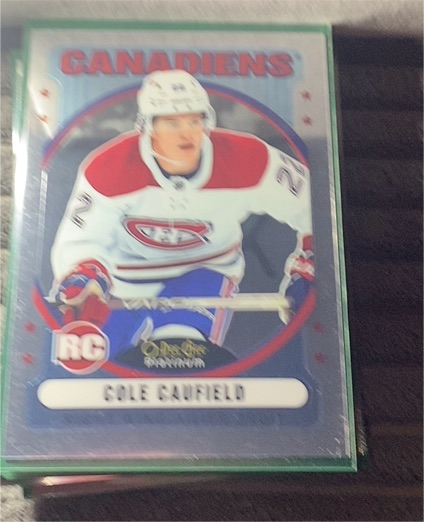 2021-22 O-Pee-Chee Platinum Retro #R-67 Cole Caufield — front
