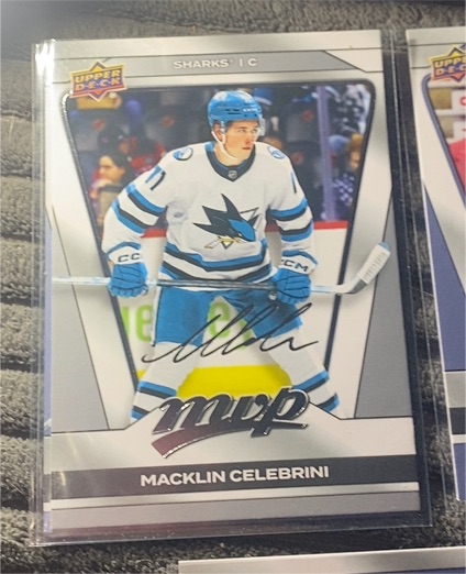 2025-26 Upper Deck MVP #17 Macklin Celebrini — front