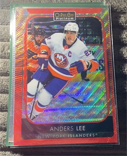 2021-22 O-Pee-Chee Platinum #70 Anders Lee — front