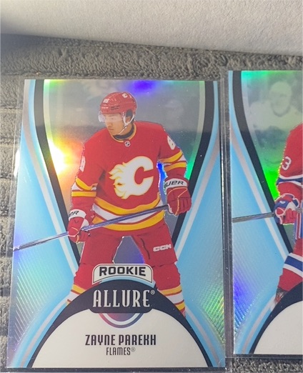 2025-26 Upper Deck Allure #102 Zayne Parekh Rookie Calgary Flames — front
