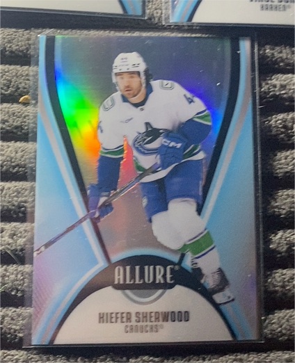 2025-26 Upper Deck Allure #54 Kiefer Sherwood — front