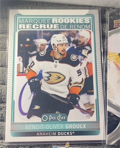 2021-22 O-Pee-Chee #612 Benoit-Olivier Groulx — front