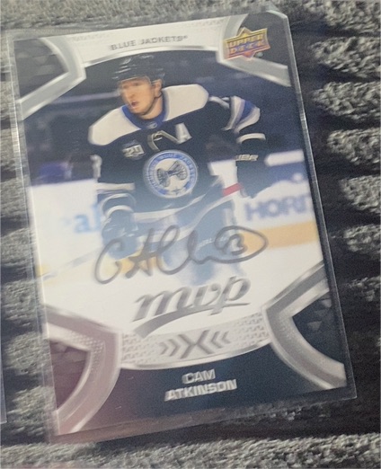 2021-22 Upper Deck MVP #103 Cam Atkinson — front