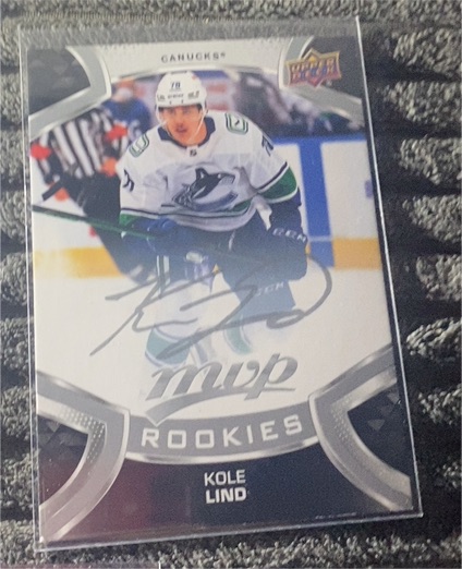2021-22 Upper Deck MVP #226 Kole Lind — front