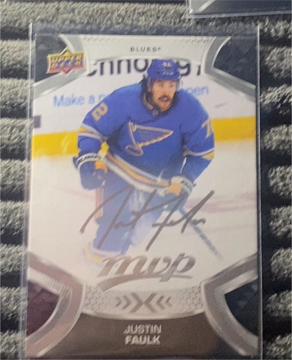 2021-22 Upper Deck MVP #172 Justin Faulk — front