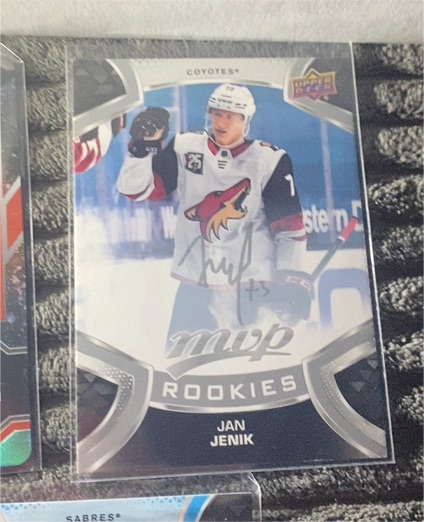 2021-22 Upper Deck MVP #238 Jan Jenik — front
