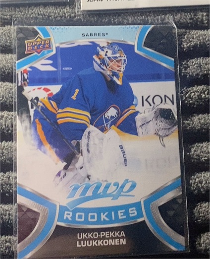 2021-22 Upper Deck MVP #241 Ukko-Pekka Luukkonen — front