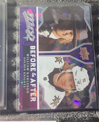 2021-22 Upper Deck MVP #BA-19 William Karlsson Before & After — front