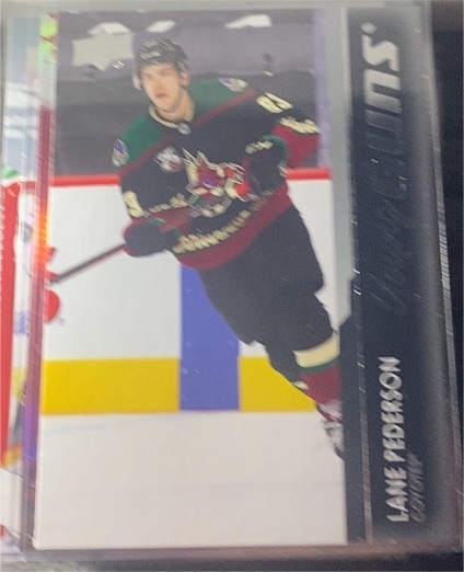 2021-22 Upper Deck #234 Lane Pederson — front