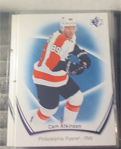 2021-22 Upper Deck SP Authentic #98 Cam Atkinson — front