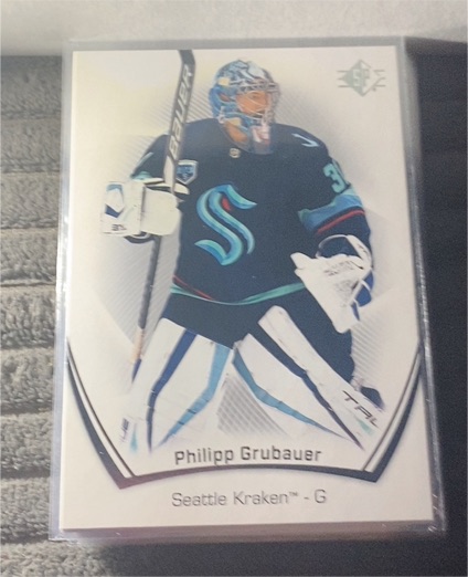 2021-22 SP Authentic #93 Philipp Grubauer — front