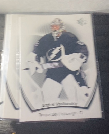 2021-22 Upper Deck SP Authentic #25 Andrei Vasilevskiy — front