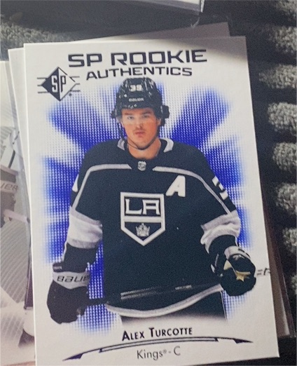 2021-22 Upper Deck SP Rookie Authentics #137 Alex Turcotte — front