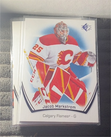 2021-22 Upper Deck SP Authentic #11 Jacob Markstrom — front