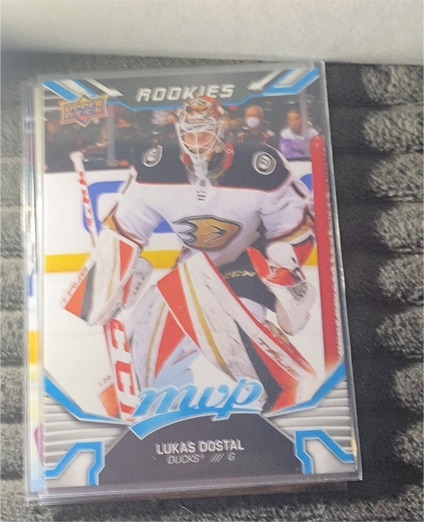 2022-23 Upper Deck MVP #227 Lukas Dostal Rookie Card — front