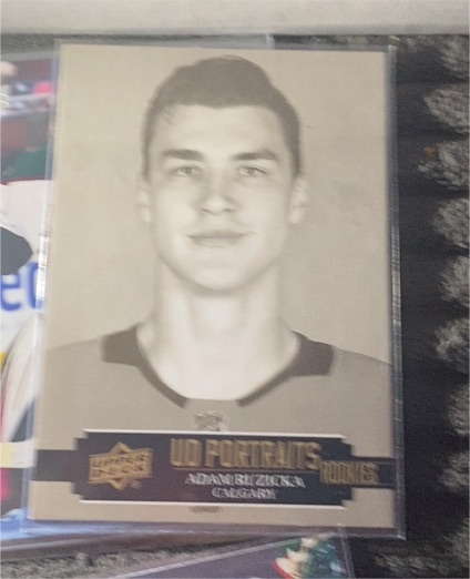 2021-22 Upper Deck UD Portraits #P-70 Adam Ruzicka — front