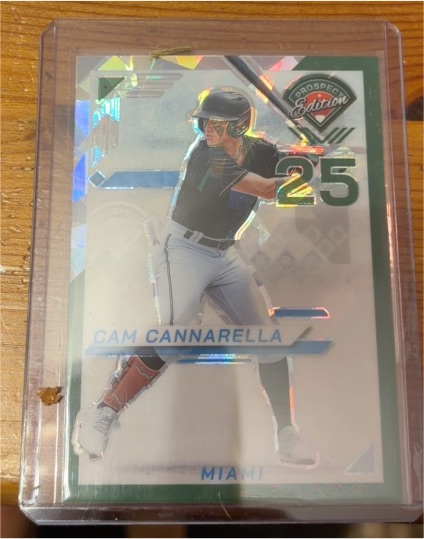 2025 Panini Prospect Edition #25 Cam Cannarella — front
