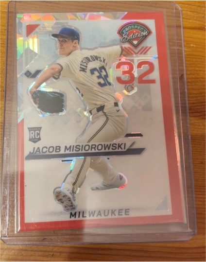 2025 Panini Prospect Edition #32 Jacob Misiorowski — front