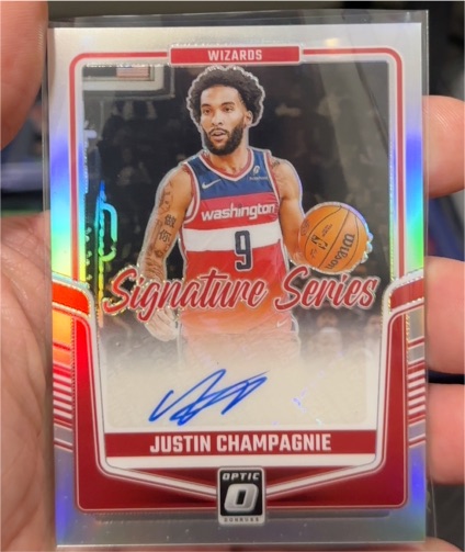2024-25 Panini Donruss Optic #SS-JUS Justin Champagnie — front