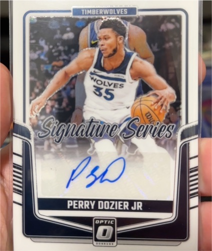 2024-25 Panini Donruss Optic #SS-DOZ Perry Dozier Jr Signature Series — front