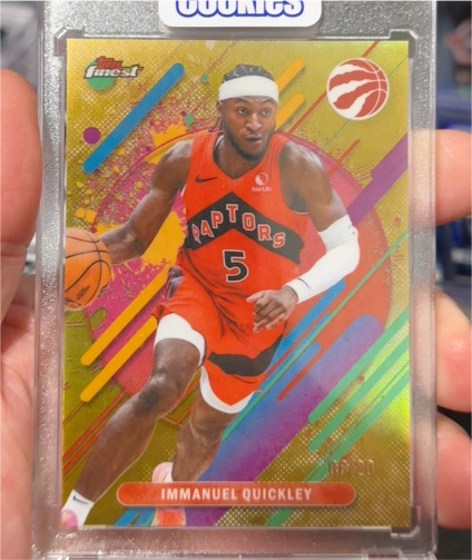 2025-26 Topps Finest #232 Immanuel Quickley — front