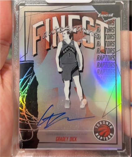 2025-26 Topps Finest #FAU-GD Gradey Dick — front