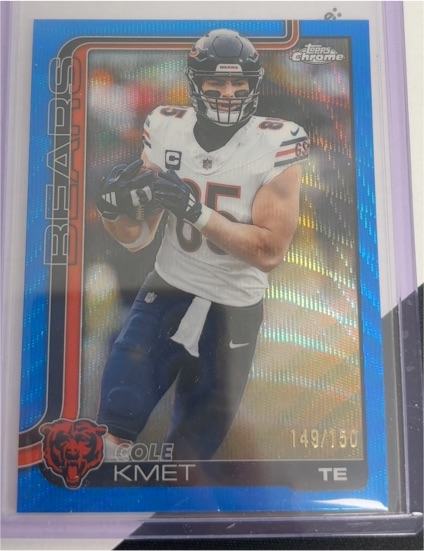 2025 Topps Chrome #51 Cole Kmet — front