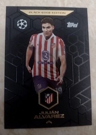 2024-25 Topps Black Edge Edition #BE5 Julián Álvarez — front