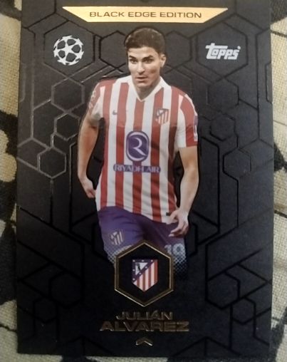 2024 Topps Black Edge Edition #10 Julián Álvarez — front