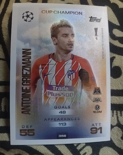 2025-26 Topps Match Attax UEFA Champions #356 Antoine Griezmann — front