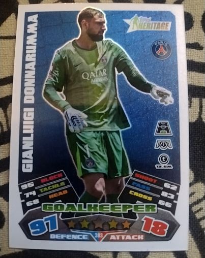 2022 Topps Match Attax Heritage #303 Gianluigi Donnarumma — front