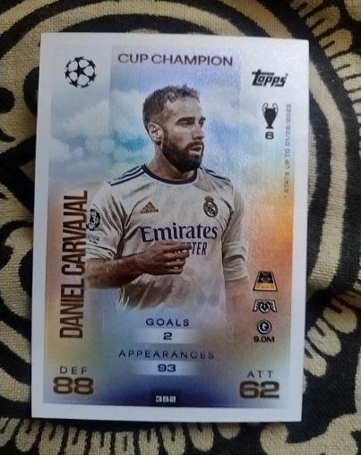2025-26 Topps Match Attax UEFA Champions League #352 Daniel Carvajal Cup Champion — front