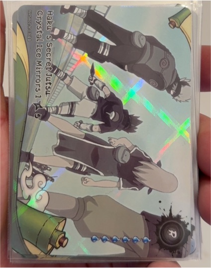 2025 Kayou Naruto Heaven Scroll NRSA01-R-036L1 Haku's Secret Jutsu: Crystal Ice Mirrors 1 — front