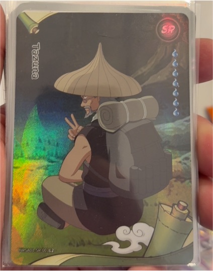 2025 Kayou Naruto Kayou Heaven Scroll #NRSA01-SR-003L2 Tazuna — front