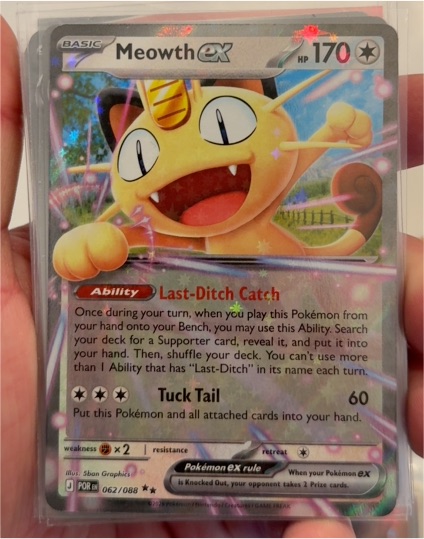2026 Pokémon Meowth EX #062 — front