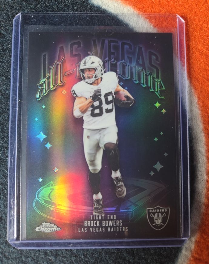 2025 Topps Chrome #ACT-10 Brock Bowers — front