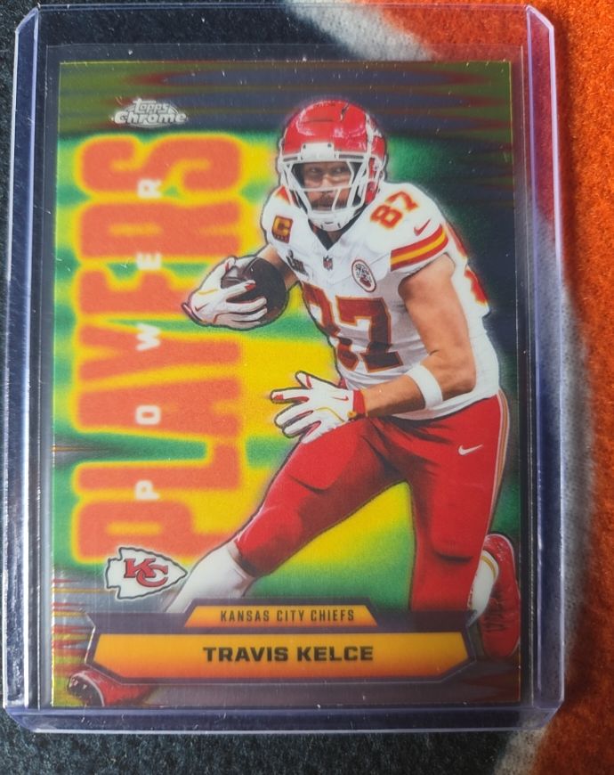 2025 Topps Chrome #PP-34 Travis Kelce Power Players — front