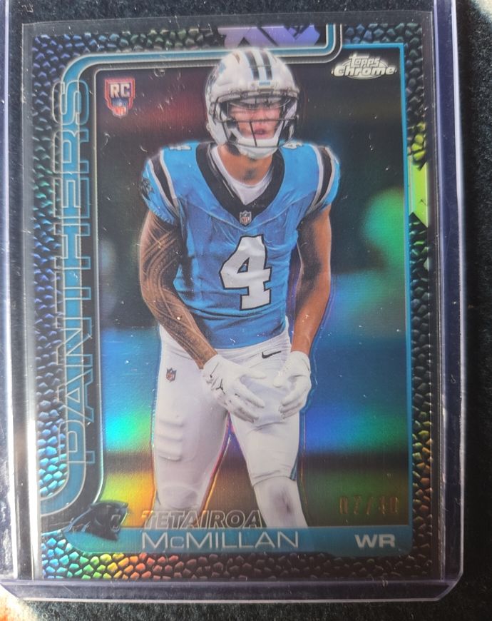 2025 Topps Chrome #326 Tetairoa McMillan — front