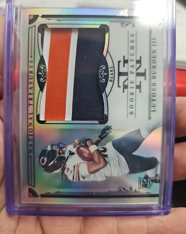 2025 Panini National Treasures Rookie Patches Luther Burden III — front