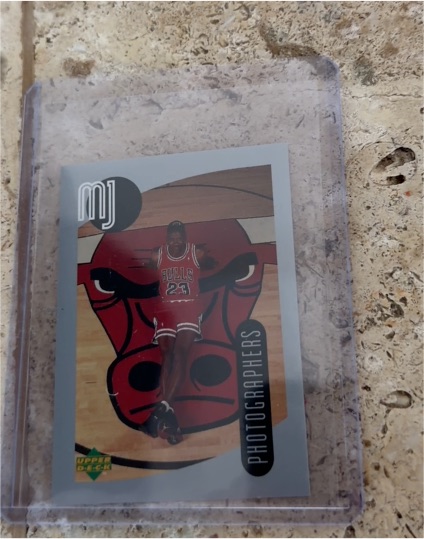 1998 Upper Deck MJ Sticker #116 Michael Jordan — front