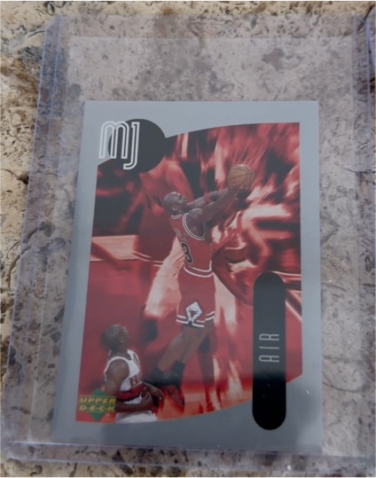 1998 Upper Deck MJ Sticker #127 Michael Jordan — front