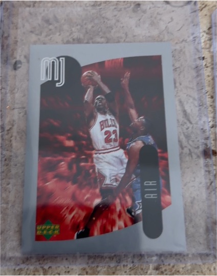 1998 Upper Deck MJ Sticker #122 Michael Jordan — front