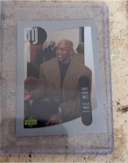 1998 Upper Deck MJ Sticker #80 Michael Jordan — front
