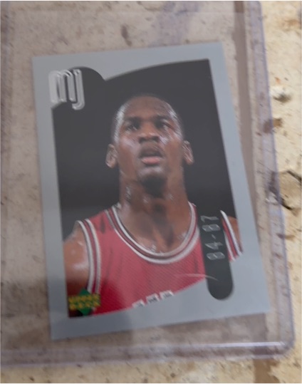 1998-99 Upper Deck MJ Sticker Collection #11 Michael Jordan — front