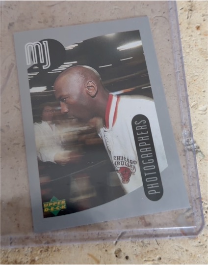 1998 Upper Deck MJ Sticker #114 Michael Jordan — front