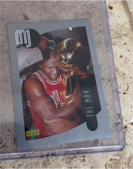 1998 Upper Deck MJ Sticker #79 Michael Jordan — front